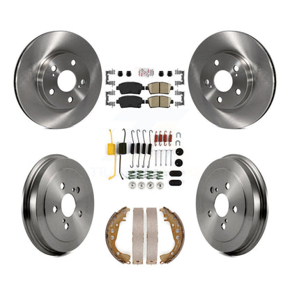 Kit de plaquettes et de tambour en céramique pour Rotor de frein avant et arrière (7 pièces) pour Toyota Priu 2004 – 2007