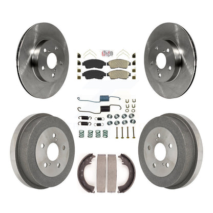 Kit de tambour de tampon en céramique de Rotor de frein à disque avant et arrière (7 pièces) pour Toyota RAV 1996-2000