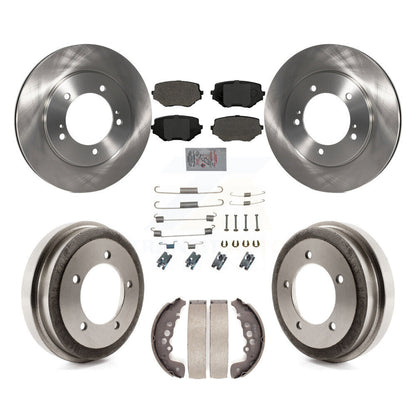 Kit de tambour à plaquettes semi-métalliques pour rotors de frein avant et arrière (7 pièces) pour Suzuki Grand Vitar
