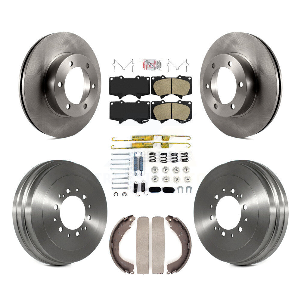 Kit de plaquettes et de tambours en céramique pour rotors de frein avant et arrière (7 pièces) pour Toyota Tundr 2004-2006