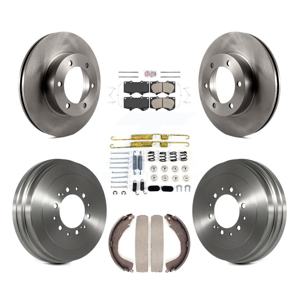 Kit de plaquettes et de tambours en céramique pour rotors de frein avant et arrière (7 pièces) pour Toyota Tundr 2004-2006