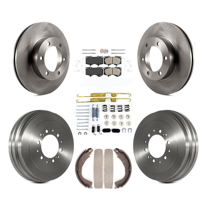 Kit de plaquettes et de tambours en céramique pour rotors de frein avant et arrière (7 pièces) pour Toyota Tundr 2004-2006