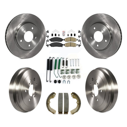 Kit de plaquettes et de tambour en céramique pour Rotor de frein avant et arrière (7 pièces) pour Nissan NV200 Chevrole
