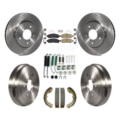 Kit de plaquettes et de tambour en céramique pour Rotor de frein avant et arrière (7 pièces) pour Nissan NV200 Chevrole