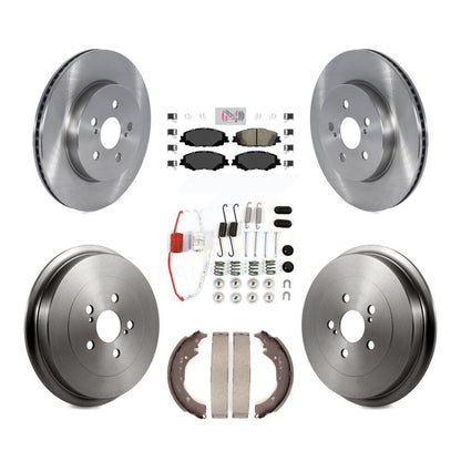 Kit de plaquettes et de tambour en céramique pour rotor de frein avant et arrière (7 pièces) pour Toyota Corolla 2019 2.0