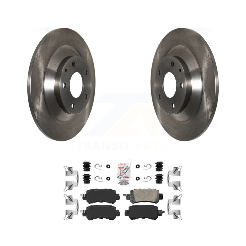 Kit de disques de frein à disque arrière et plaquettes en céramique pour Mazda CX-5 2013-2015 K8A-100381