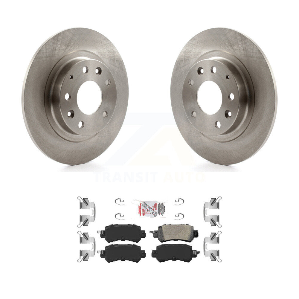 Kit de disques de frein à disque arrière et plaquettes en céramique pour Mazda CX-3 2016-2018 K8A-100383