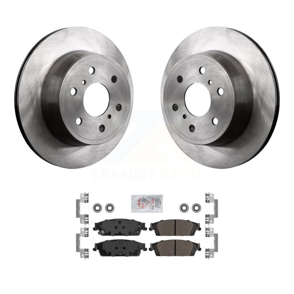 Kit de rotor de frein arrière et de plaquettes semi-métalliques pour Chevrolet GMC Silverado 1500 Sierr