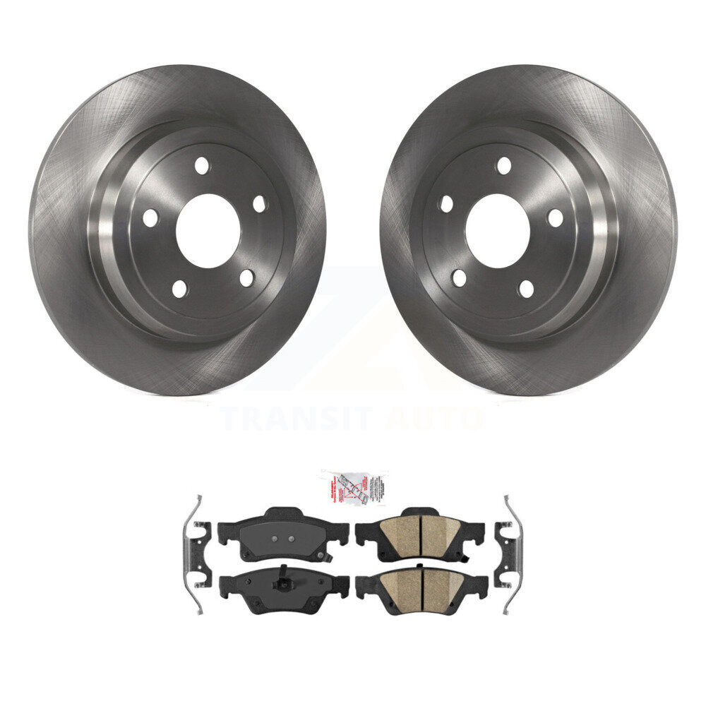 Rotors de frein à disque arrière et Kit de plaquettes en céramique pour Dodge Durango Jeep Grand Cheroke
