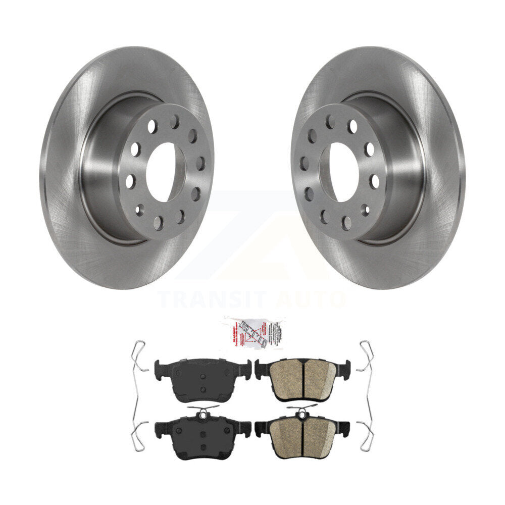 Kit de disques de frein à disque arrière et plaquettes en céramique, pour Volkswagen Jetta Taos K8A-10041