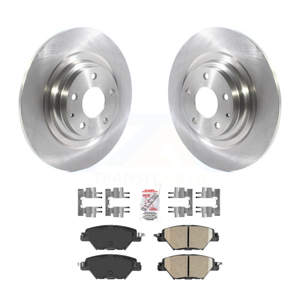 Kit de disques de frein à disque arrière et plaquettes en céramique pour Mazda CX-9 2016-2023 K8A-100430