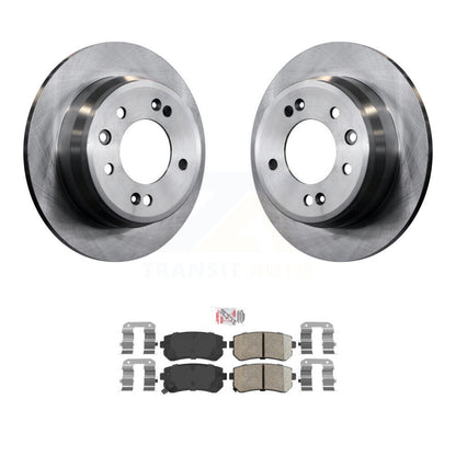 Rotors de frein à disque arrière et Kit de plaquettes en céramique pour Hyundai Elantra Tucson Kia Sportag
