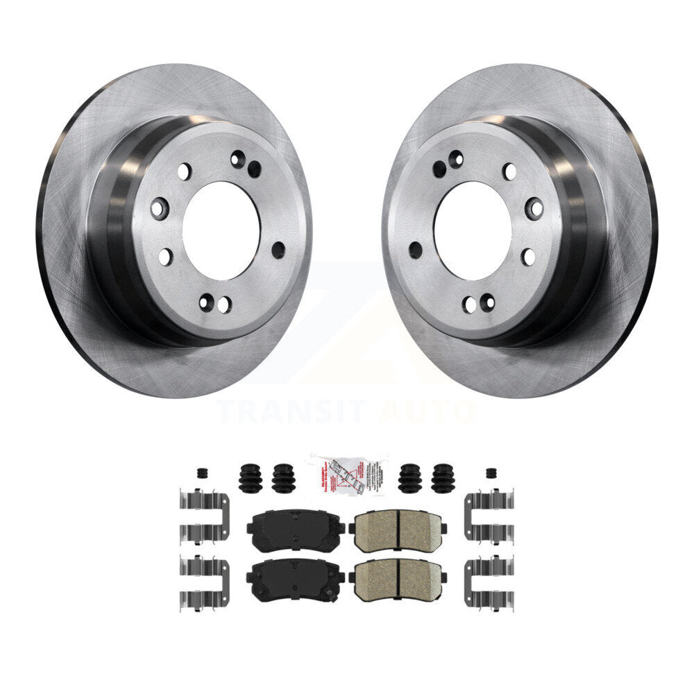 Rotors de frein à disque arrière et Kit de plaquettes en céramique pour Hyundai Elantra Tucson Kia Sportag
