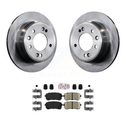 Rotors de frein à disque arrière et Kit de plaquettes en céramique pour Hyundai Elantra Tucson Kia Sportag