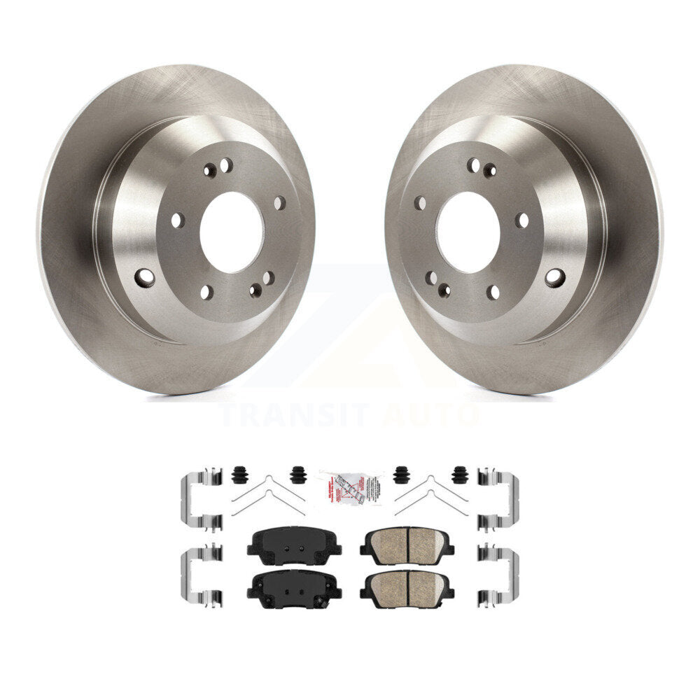 Kit de plaquettes de frein à disque arrière, Rotors en céramique, pour Kia Sorento Hyundai Santa Fe Sport X