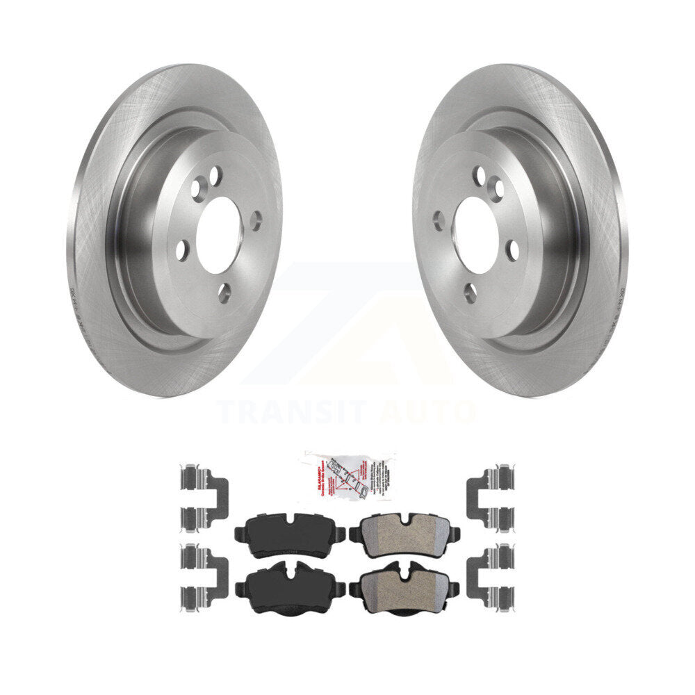 Kit de disques de frein à disque arrière et plaquettes semi-métalliques pour Mini Cooper K8A-100456