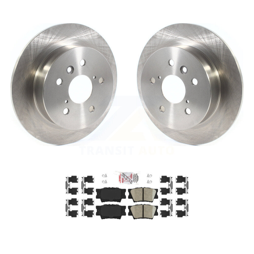 Kit de disques de frein à disque arrière et plaquettes en céramique pour Toyota Camry K8A-100465