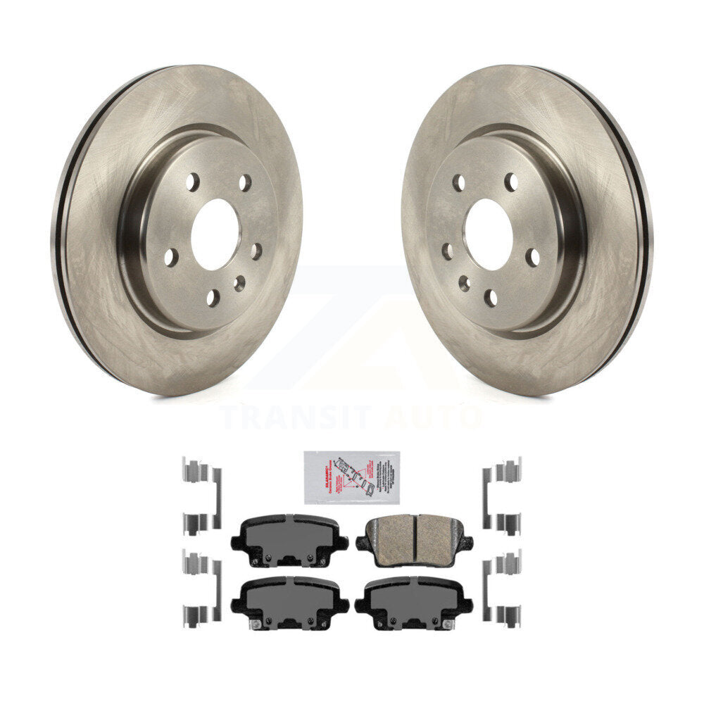 Kit de rotors de frein à disque arrière et plaquettes en céramique pour Cadillac XT4 Buick Envision