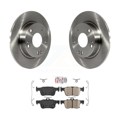Kit de disques de frein à disque arrière et plaquettes en céramique pour Honda Civic K8A-100473