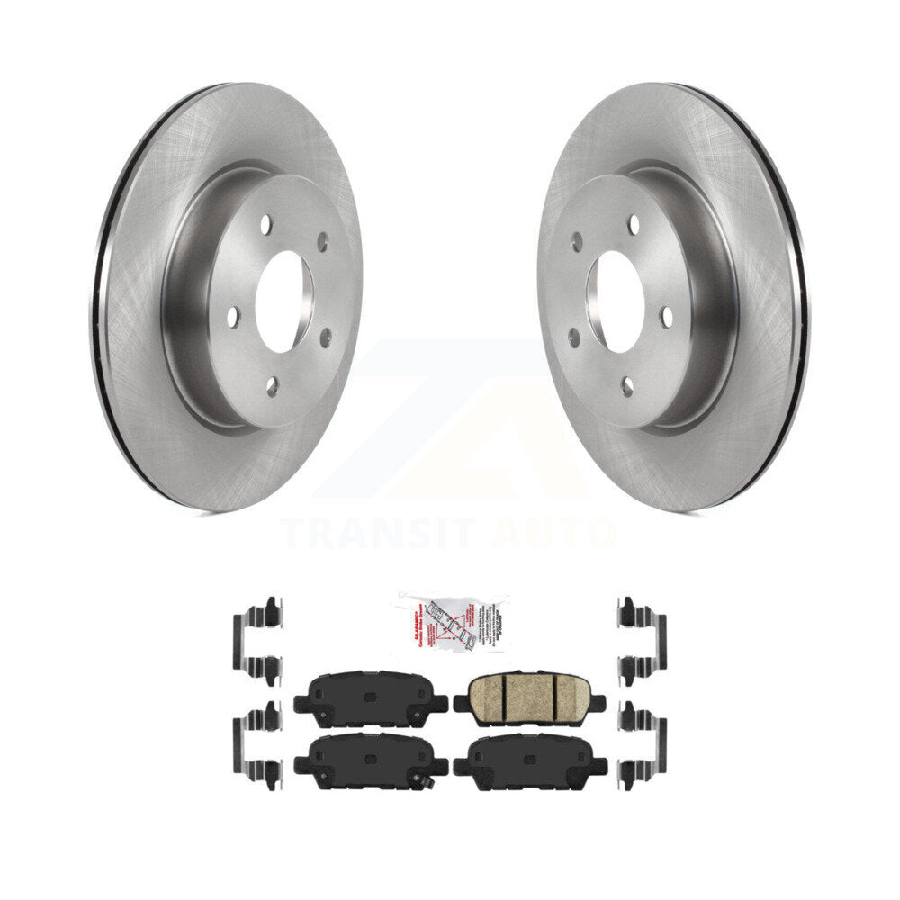 Kit de disques de frein à disque arrière et plaquettes en céramique, pour Nissan Qashqai Rogue Sport LEAF
