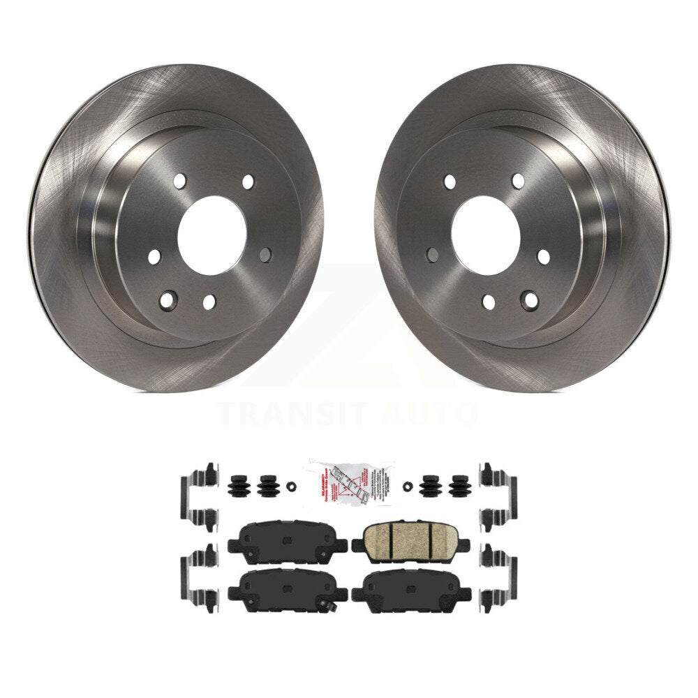 Rotor de frein à disque arrière et Kit de plaquettes en céramique, pour Nissan Rogue Sport Qashqai LEAF Juk