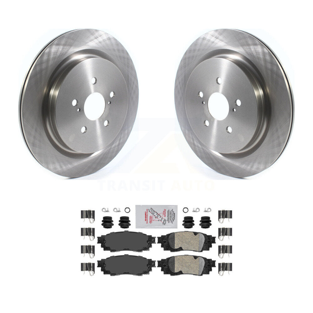 Rotors de frein à disque arrière et Kit de plaquettes en céramique pour Lexus RX350 RX450h RX350L RX450h