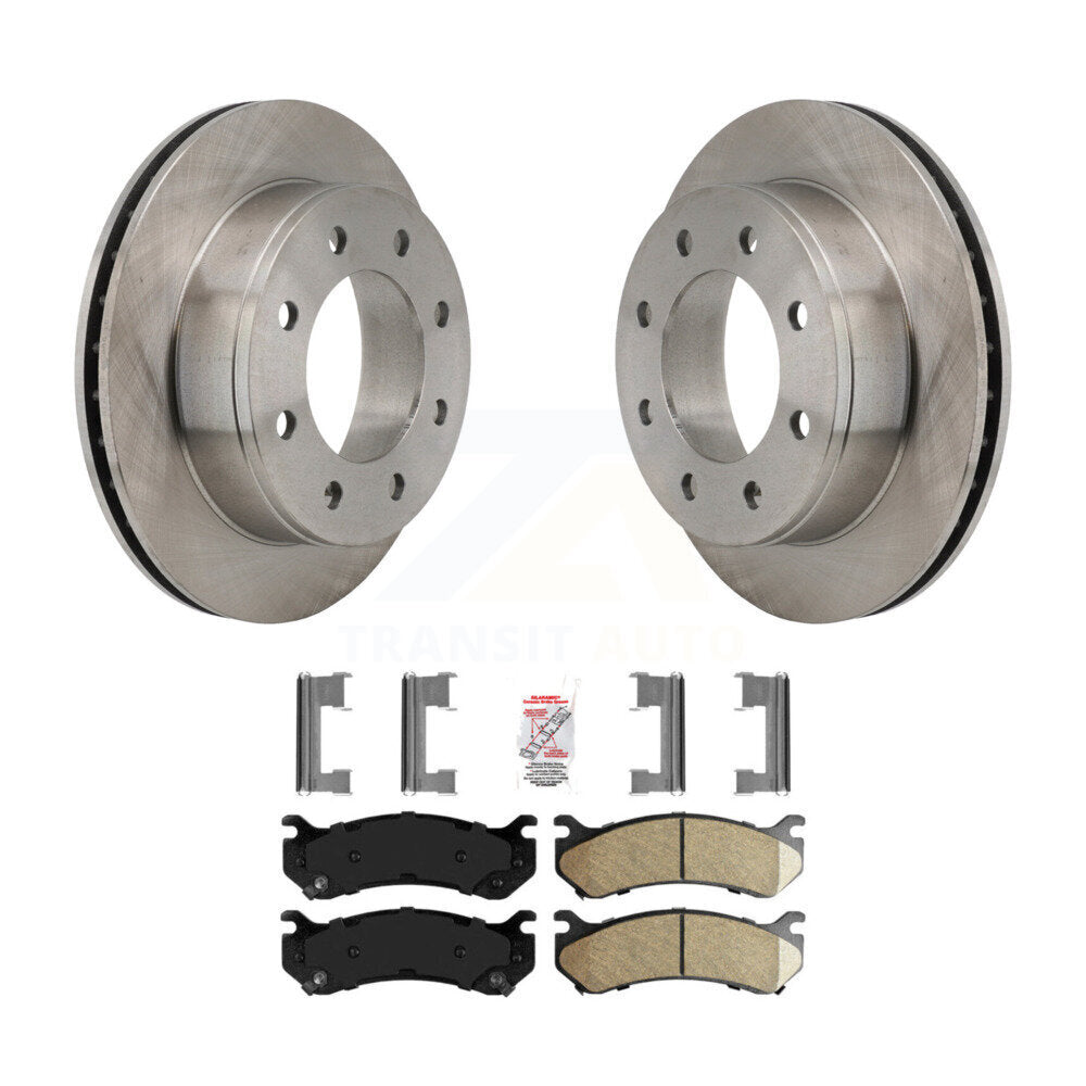 Kit de rotor de frein arrière et de plaquettes en céramique, pour Chevrolet GMC Sierra 2500 HD Silverado H