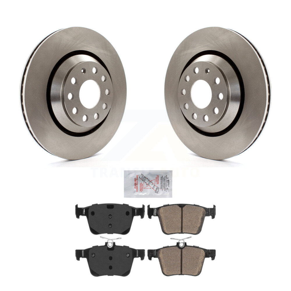 Kit de disques de frein à disque arrière et plaquettes en céramique pour Volkswagen Atlas Golf R