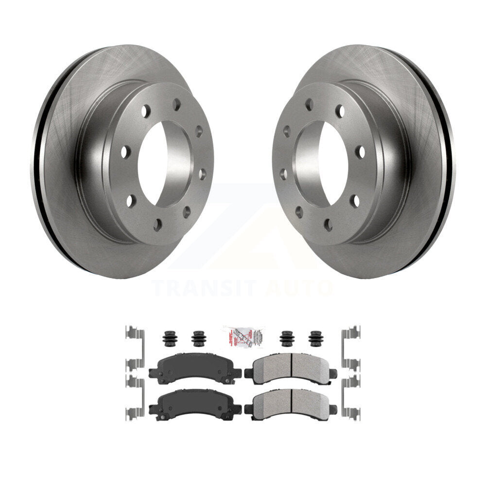 Rotor de frein à disque arrière et Kit de plaquettes semi-métalliques pour GMC Chevrolet Savana 3500 250