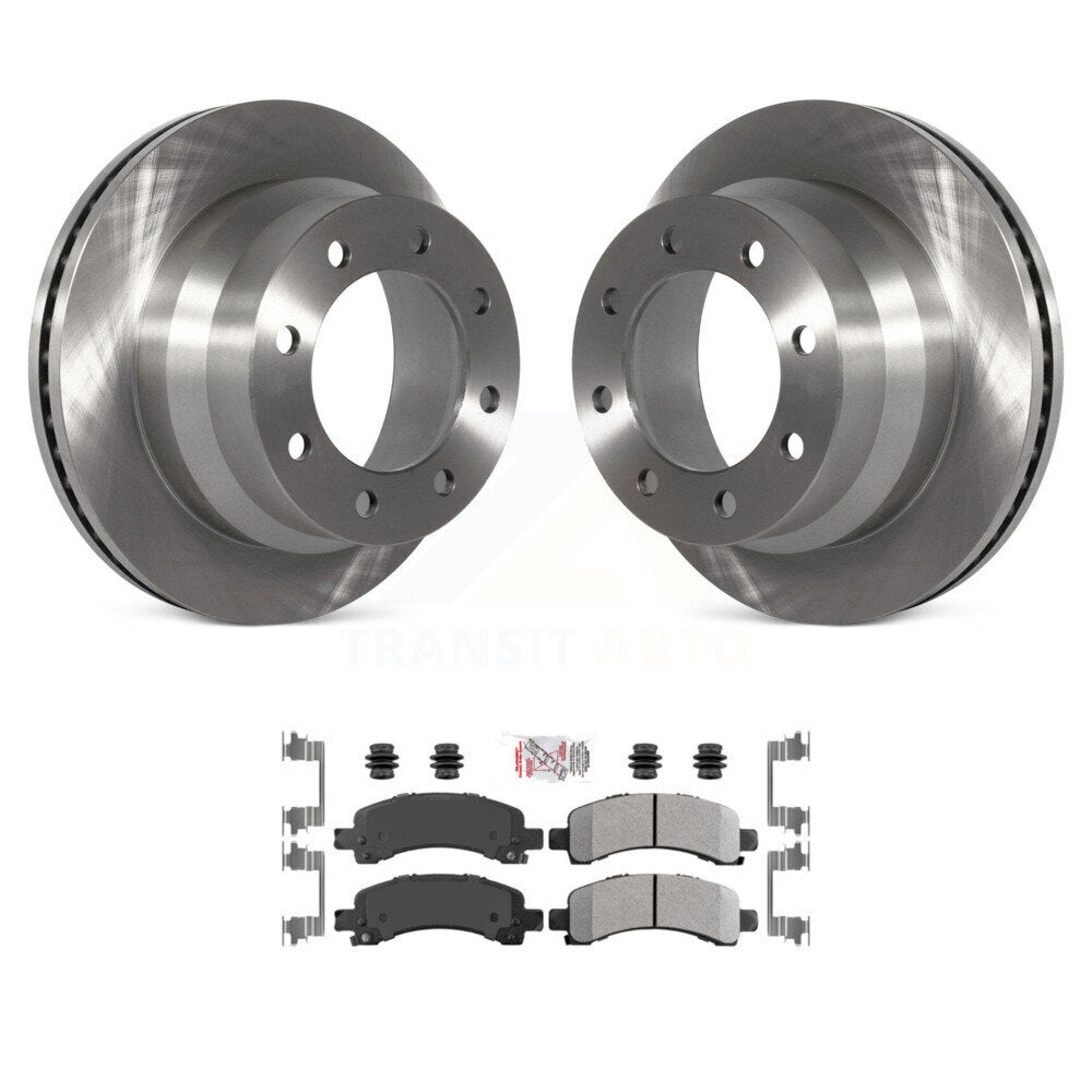 Kit de disques de frein à disque arrière et plaquettes semi-métalliques pour Chevrolet Express 4500