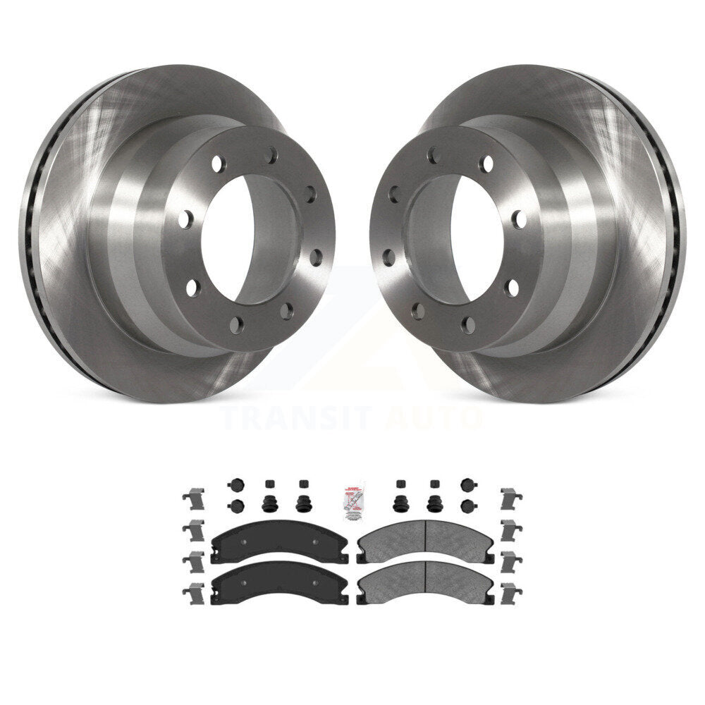 Kit de rotor de frein arrière et de plaquettes semi-métalliques pour GMC Savana 3500 Chevrolet Expres