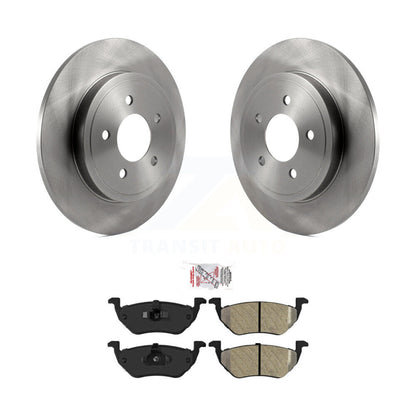 Kit de rotor de frein arrière et de plaquettes semi-métalliques pour Ford Escape Mazda Tribute Mercur
