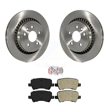 Kit de disques de frein à disque arrière et plaquettes semi-métalliques pour Volvo XC60 2010-2017