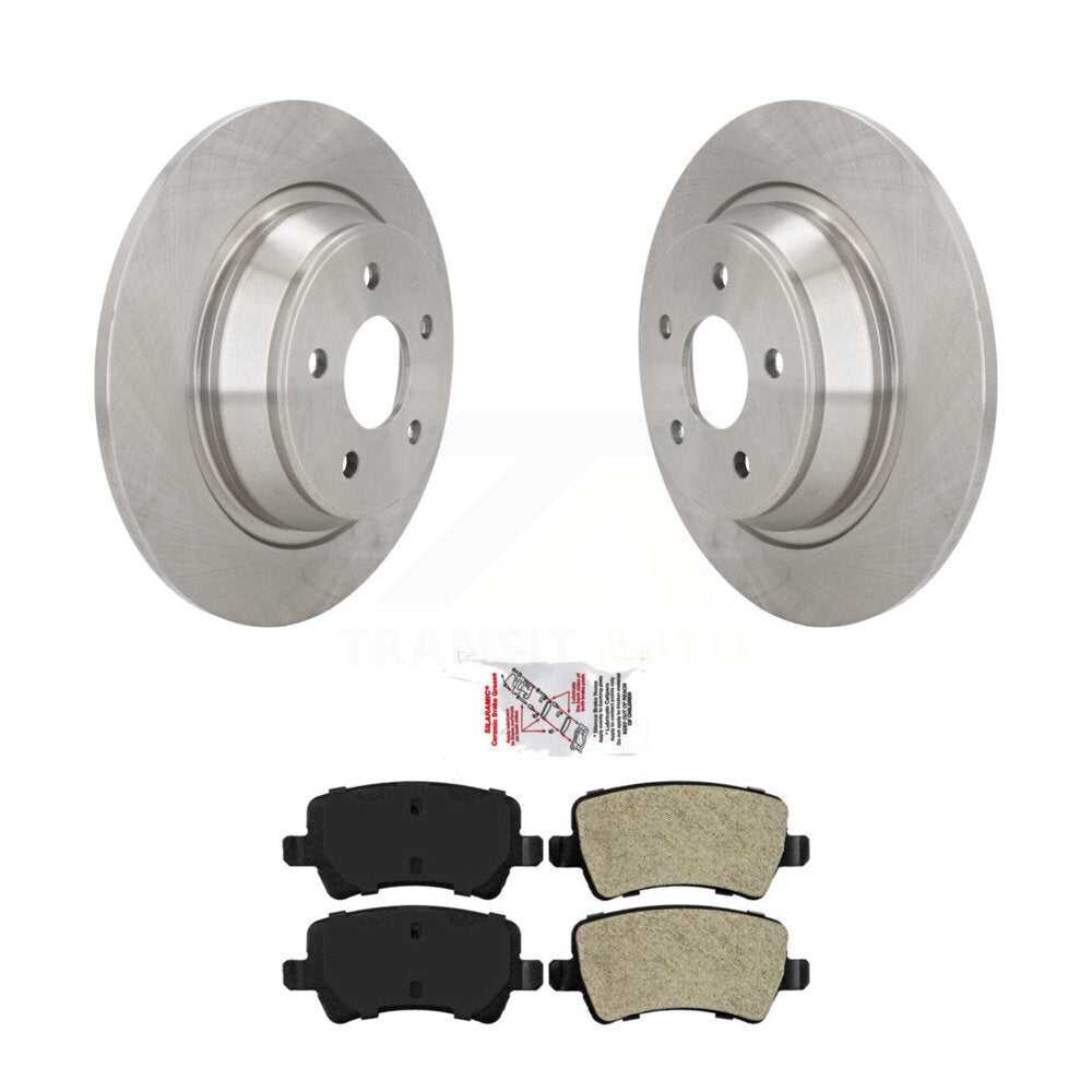 Kit de rotor de frein arrière et de plaquettes semi-métalliques pour Land Rover Range Evoqu 2012-2015