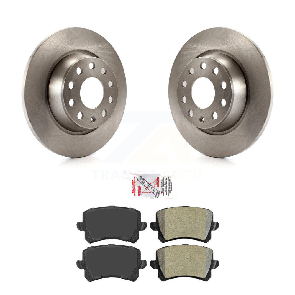Kit de rotor de frein arrière et de plaquettes semi-métalliques pour Volkswagen Tiguan Audi Q3 Quattr