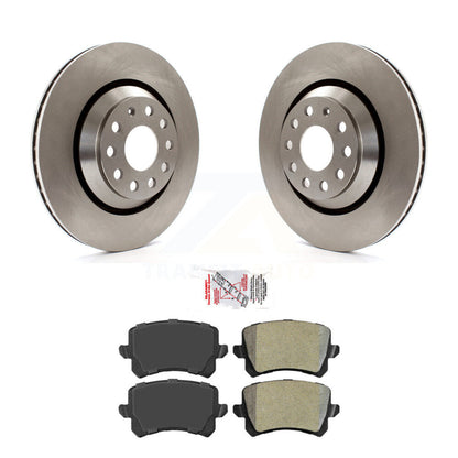 Kit de rotor de frein à disque arrière et de plaquettes semi-métalliques pour Volkswagen Passat C 2009 – 2010