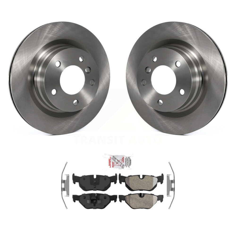 Kit de disques de frein à disque arrière et plaquettes semi-métalliques pour BMW 323i 328i 325i
