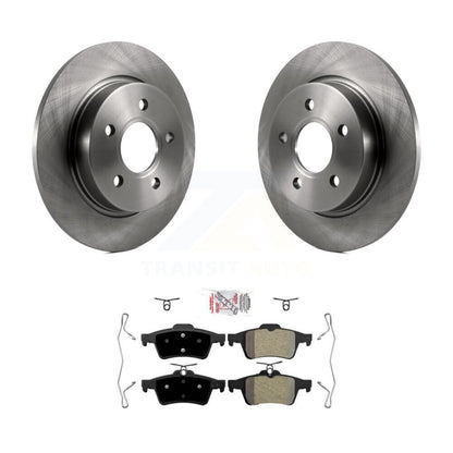 Kit de disques de frein à disque arrière et plaquettes semi-métalliques pour Ford Focus K8A-100614