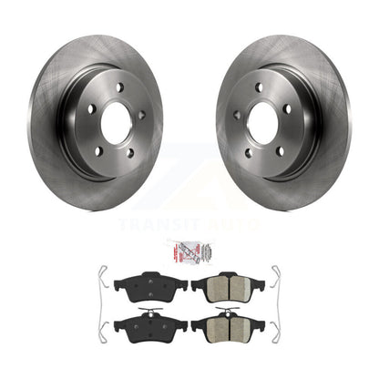Kit de disques de frein à disque arrière et plaquettes en céramique pour Ford Focus K8A-100616