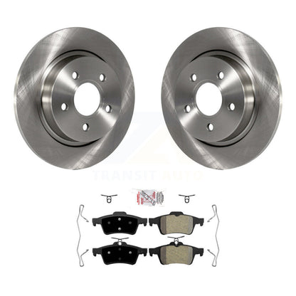 Kit de rotors de frein à disque arrière et plaquettes semi-métalliques pour Volvo S40 C30 V50 C70