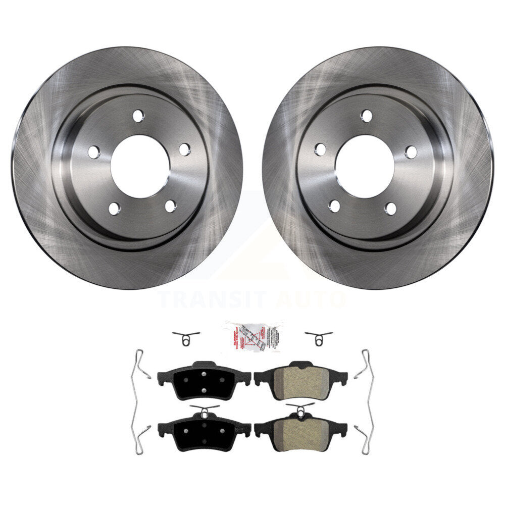 Kit de disques de frein à disque arrière et plaquettes semi-métalliques pour Mazda 3 Sport K8A-100627