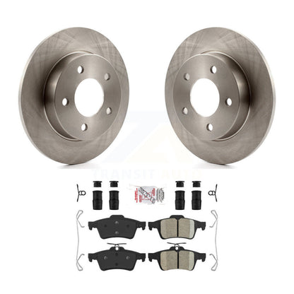 Kit de disques de frein à disque arrière et plaquettes en céramique pour Mazda 3 Sport K8A-100628