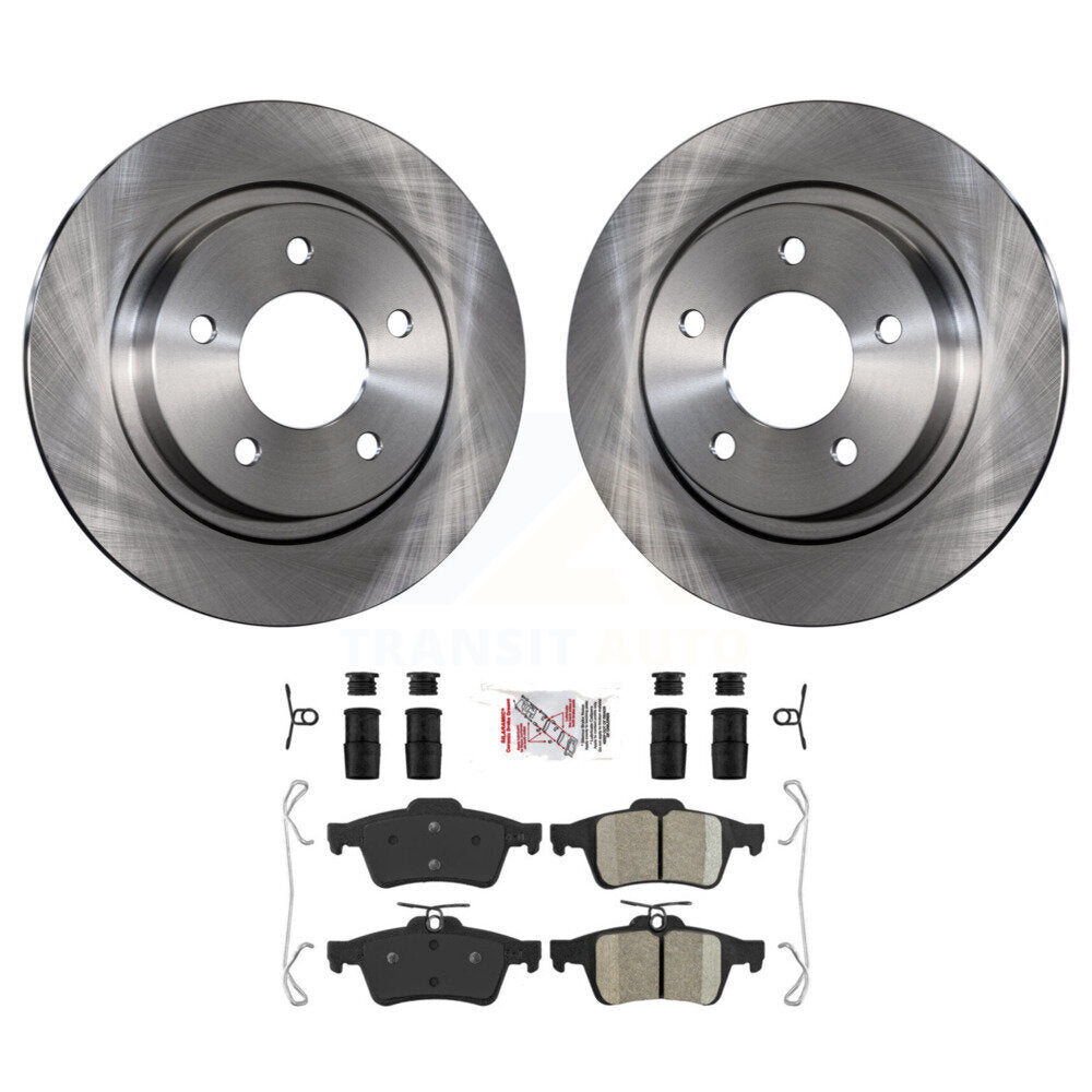 Kit de disques de frein à disque arrière et plaquettes en céramique pour Mazda 3 Sport K8A-100629
