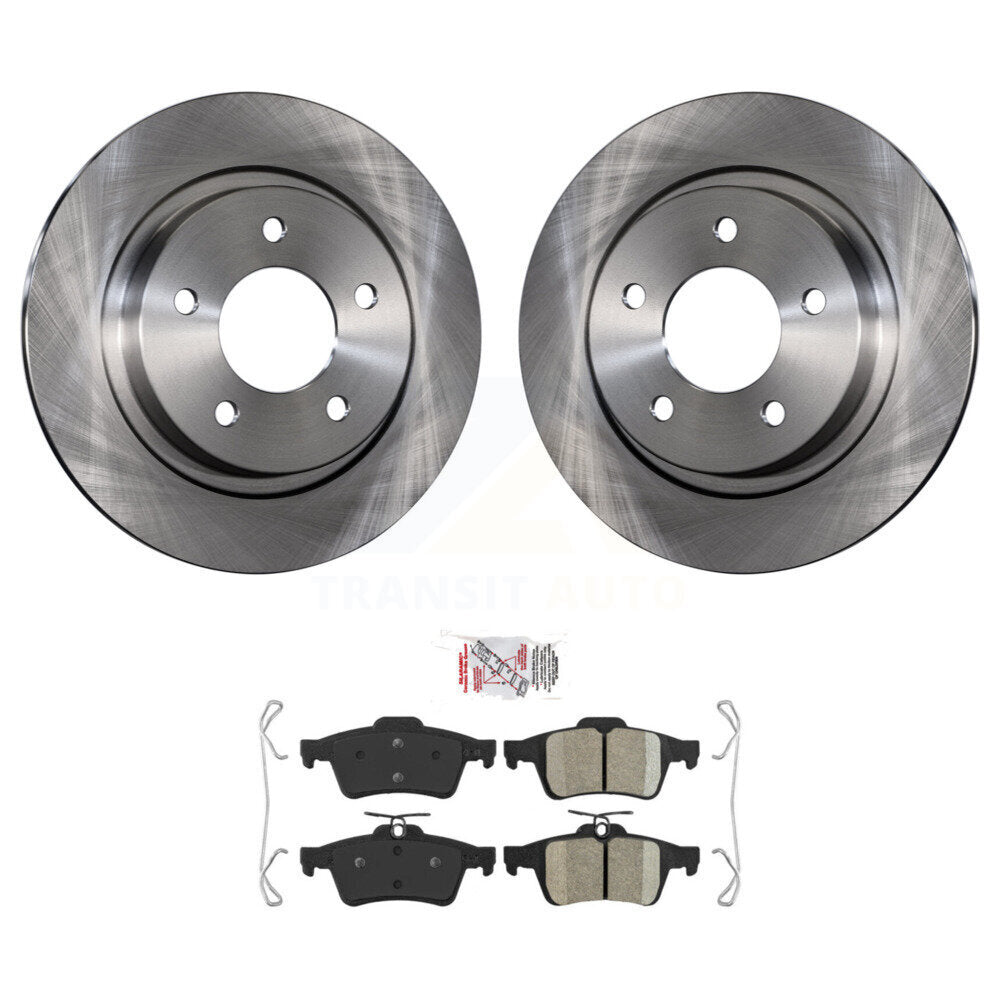 Kit de disques de frein à disque arrière et plaquettes en céramique pour Mazda 3 Sport K8A-100631
