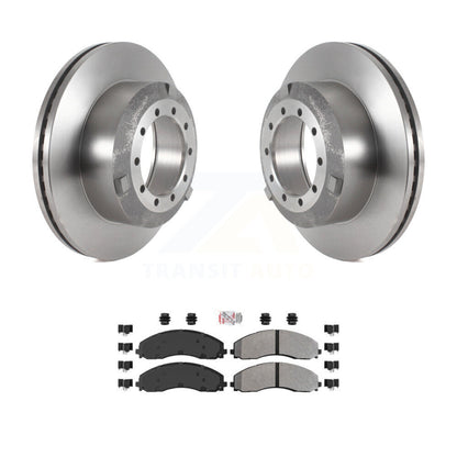 Kit de rotor de frein arrière et de plaquettes semi-métalliques pour Ford F-450 Super Duty F-550 F-60