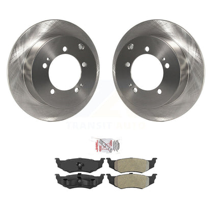 Kit de plaquettes semi-métalliques de rotor de frein arrière pour Dodge Stratus avec roue d'usine de 14"