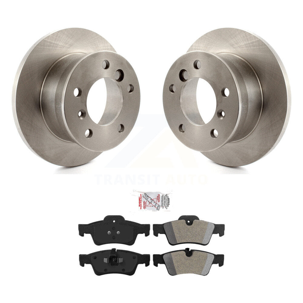 Kit de disques de frein à disque arrière et plaquettes semi-métalliques pour Mercedes-Benz G55 AMG
