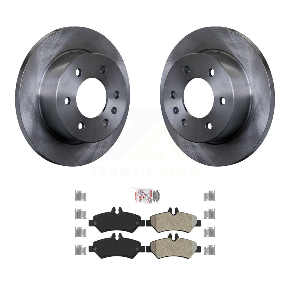 Kit de rotor de frein arrière et de plaquettes semi-métalliques pour Sprinter 2500 Mercedes-Benz Dodge