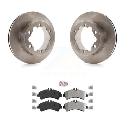 Kit de rotor de frein arrière et de plaquettes semi-métalliques pour Sprinter 3500 Mercedes-Benz Dodg