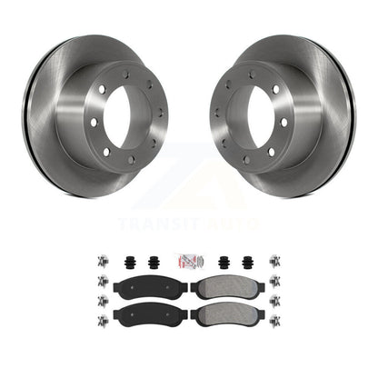 Rotors de frein à disque arrière et Kit de plaquettes semi-métalliques pour Ford F-250 Super Duty F-35